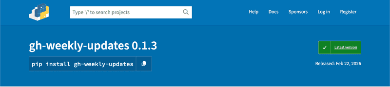 introducing gh weekly updates 1