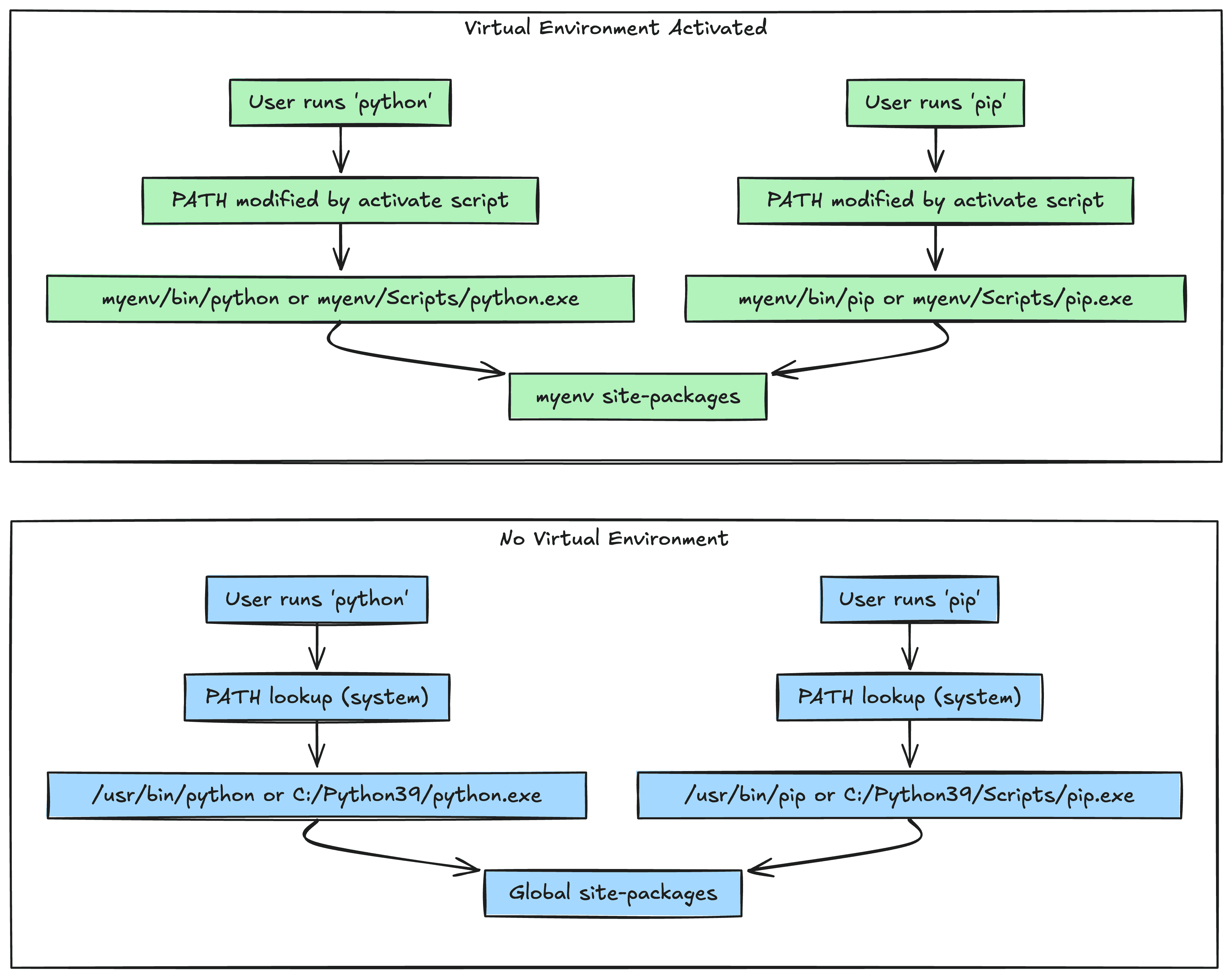 How Does the Python Virtual Environment Work? - Sahan Serasinghe ...